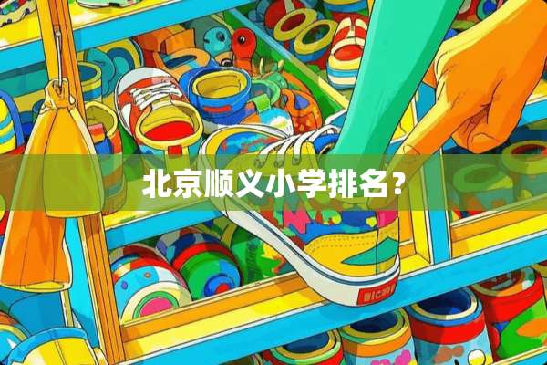 北京顺义小学排名？