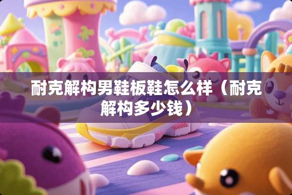 耐克解构男鞋板鞋怎么样（耐克解构多少钱）