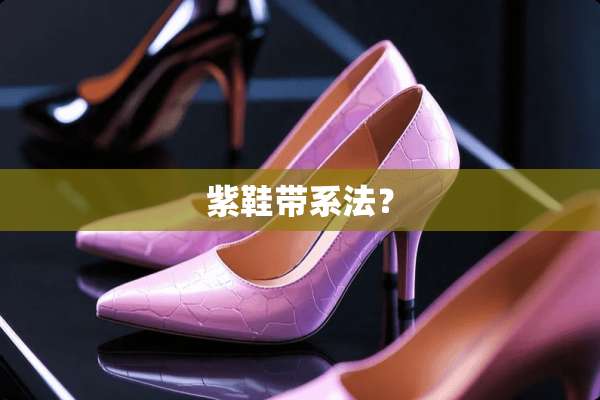 紫鞋带系法？