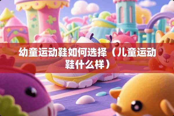 幼童运动鞋如何选择（儿童运动鞋什么样）