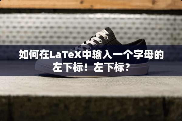 如何在LaTeX中输入一个字母的左下标！左下标？