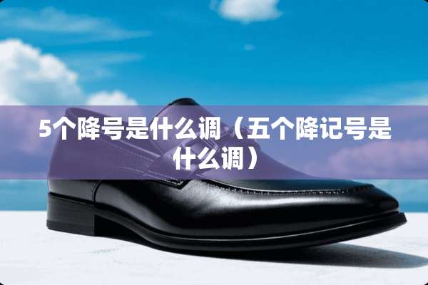 5个降号是什么调（五个降记号是什么调）