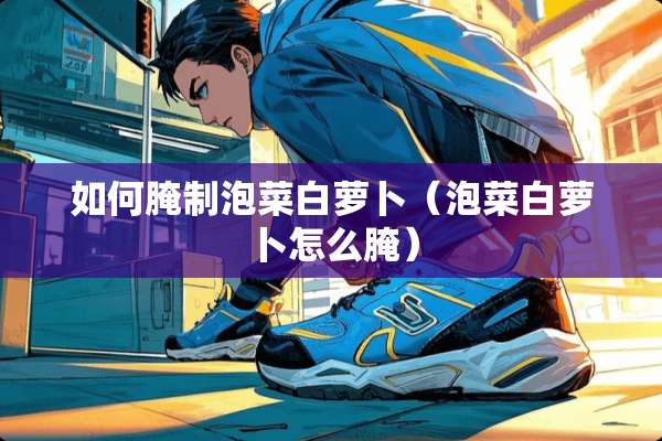 如何腌制泡菜白萝卜（泡菜白萝卜怎么腌）