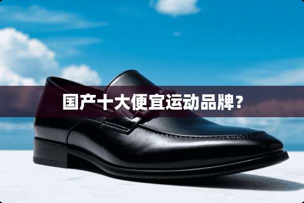 国产十大便宜运动品牌？