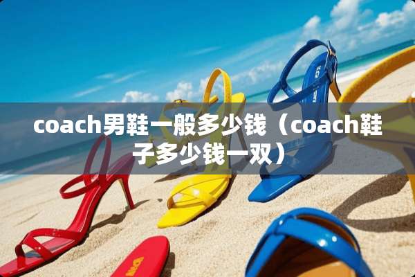 coach男鞋一般多少钱（coach鞋子多少钱一双）