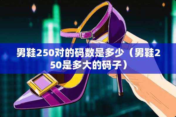 男鞋250对的码数是多少（男鞋250是多大的码子）