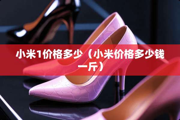 小米1价格多少（小米价格多少钱一斤）