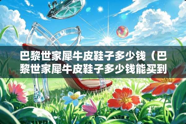 巴黎世家犀牛皮鞋子多少钱（巴黎世家犀牛皮鞋子多少钱能买到）