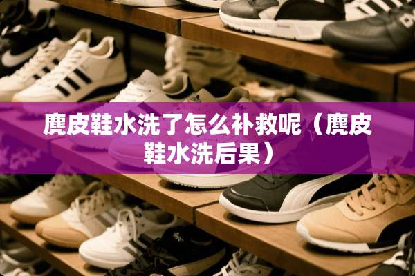 麂皮鞋水洗了怎么补救呢（麂皮鞋水洗后果）