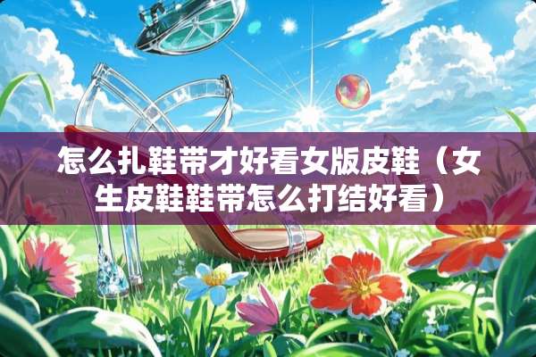 怎么扎鞋带才好看女版皮鞋（女生皮鞋鞋带怎么打结好看）