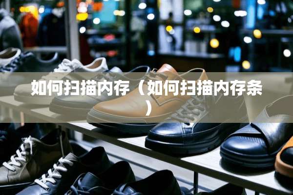 如何扫描内存(如何扫描内存条) 如何扫描内存(如何扫描内存条)