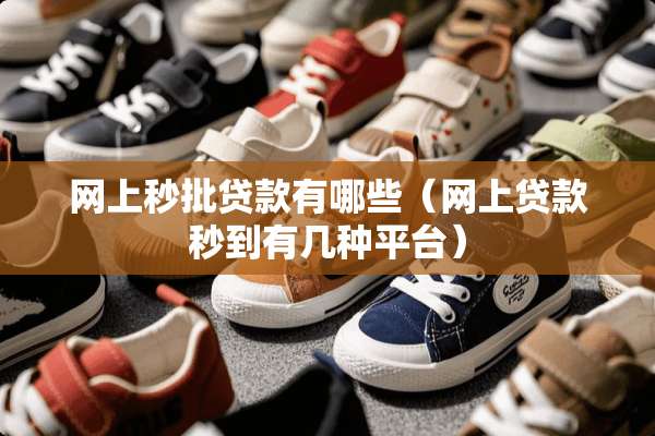 网上秒批贷款有哪些(网上贷款秒到有几种平台) 网上秒批贷款有哪些(网上贷款秒到有几种平台)