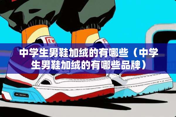 中学生男鞋加绒的有哪些(中学生男鞋加绒的有哪些品牌) 中学生男鞋加绒的有哪些(中学生男鞋加绒的有哪些品牌)