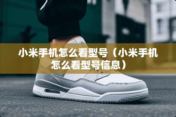 小米手机怎么看型号(小米手机怎么看型号信息) 小米手机怎么看型号(小米手机怎么看型号信息)