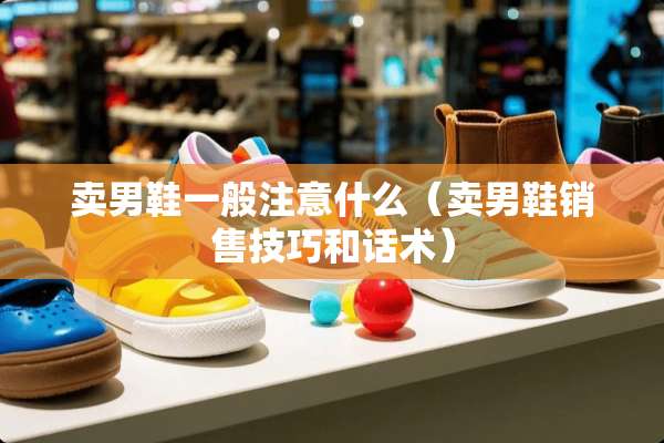 卖男鞋一般注意什么(卖男鞋销售技巧和话术) 卖男鞋一般注意什么(卖男鞋销售技巧和话术)