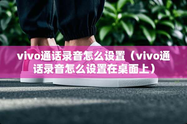 vivo通话录音怎么设置(vivo通话录音怎么设置在桌面上) vivo通话录音怎么设置(vivo通话录音怎么设置在桌面上)