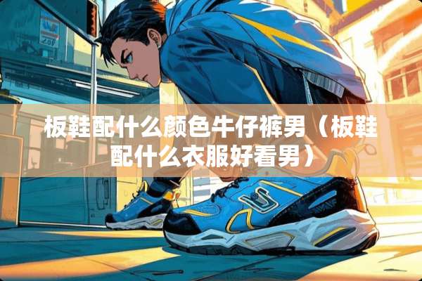 板鞋配什么颜色牛仔裤男（板鞋配什么衣服好看男）