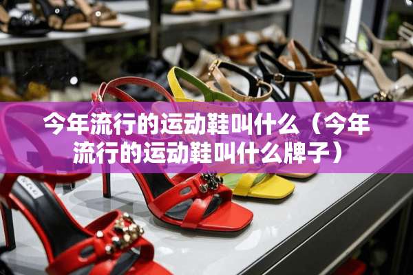 今年流行的运动鞋叫什么(今年流行的运动鞋叫什么牌子) 今年流行的运动鞋叫什么(今年流行的运动鞋叫什么牌子)