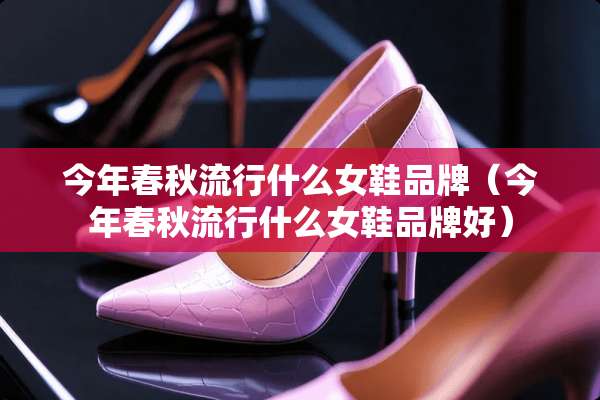 今年春秋流行什么女鞋品牌(今年春秋流行什么女鞋品牌好) 今年春秋流行什么女鞋品牌(今年春秋流行什么女鞋品牌好)