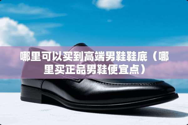 哪里可以买到高端男鞋鞋底(哪里买正品男鞋便宜点) 哪里可以买到高端男鞋鞋底(哪里买正品男鞋便宜点)