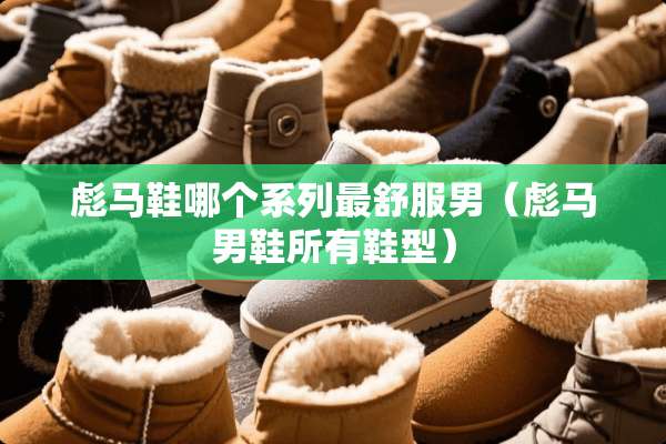 彪马鞋哪个系列最舒服男(彪马男鞋所有鞋型) 彪马鞋哪个系列最舒服男(彪马男鞋所有鞋型)