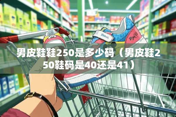 男皮鞋鞋250是多少码（男皮鞋250鞋码是40还是41）