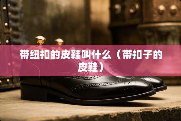 带纽扣的皮鞋叫什么(带扣子的皮鞋) 带纽扣的皮鞋叫什么(带扣子的皮鞋)