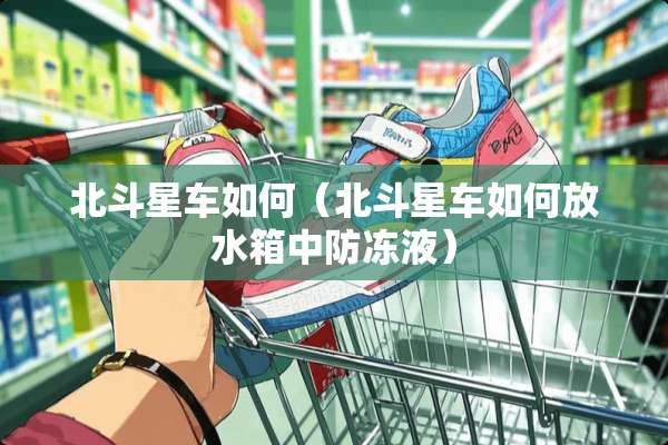 北斗星车如何（北斗星车如何放水箱中防冻液）