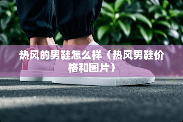 热风的男鞋怎么样（热风男鞋价格和图片）