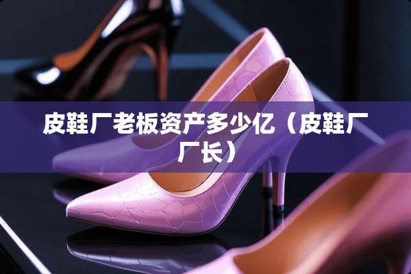 皮鞋厂老板资产多少亿（皮鞋厂厂长）