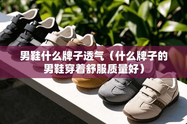 男鞋什么牌子透气(什么牌子的男鞋穿着舒服质量好) 男鞋什么牌子透气(什么牌子的男鞋穿着舒服质量好)