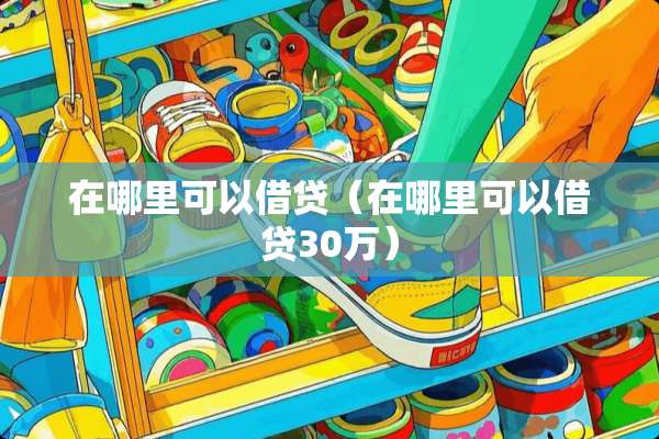 在哪里可以借贷（在哪里可以借贷30万）