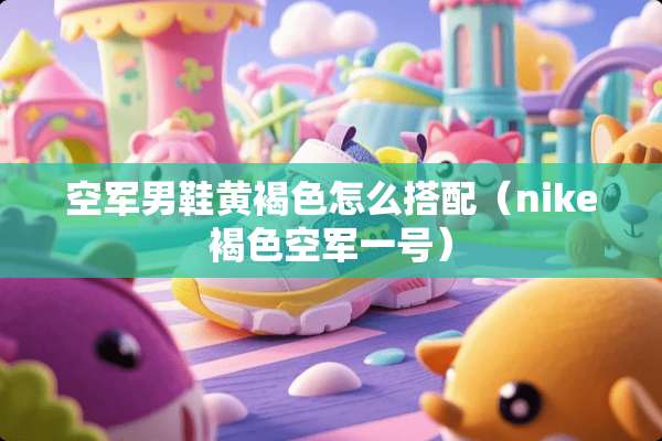 空军男鞋黄褐色怎么搭配（nike褐色空军一号）