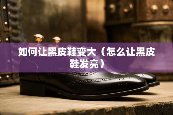 如何让黑皮鞋变大(怎么让黑皮鞋发亮) 如何让黑皮鞋变大(怎么让黑皮鞋发亮)