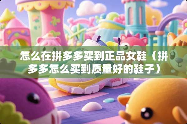 怎么在拼多多买到正品女鞋（拼多多怎么买到质量好的鞋子）