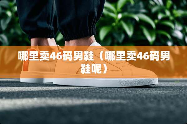 哪里卖46码男鞋（哪里卖46码男鞋呢）