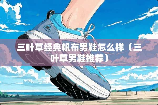 三叶草经典帆布男鞋怎么样（三叶草男鞋推荐）