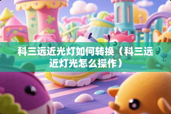 科三远近光灯如何转换（科三远近灯光怎么操作）