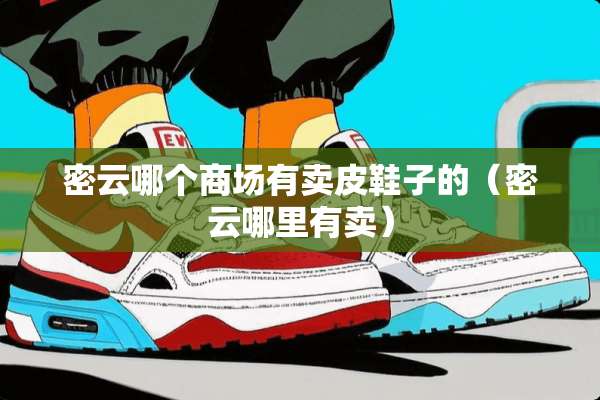 密云哪个商场有卖皮鞋子的（密云哪里有卖）