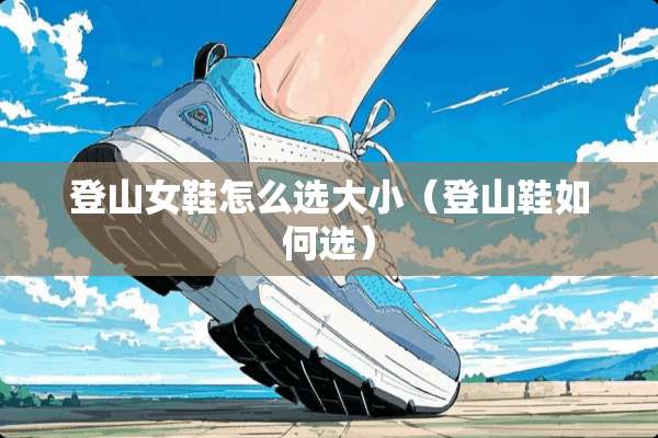 登山女鞋怎么选大小（登山鞋如何选）