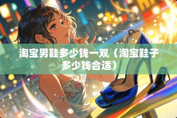 淘宝男鞋多少钱一双（淘宝鞋子多少钱合适）