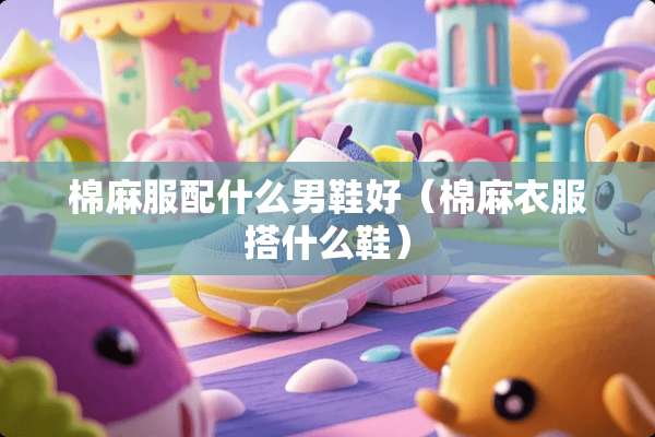 棉麻服配什么男鞋好（棉麻衣服搭什么鞋）