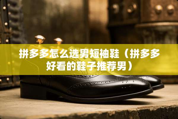 拼多多怎么选男短袖鞋（拼多多好看的鞋子推荐男）