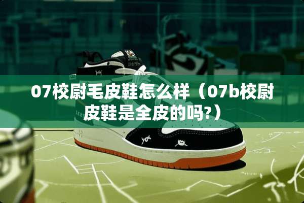 07校尉毛皮鞋怎么样（07b校尉皮鞋是全皮的吗?）