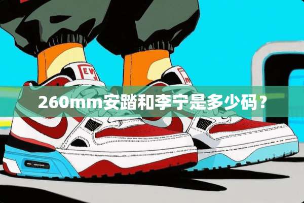 260mm安踏和李宁是多少码？