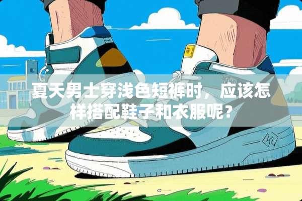 夏天男士穿浅色短裤时，应该怎样搭配鞋子和衣服呢？
