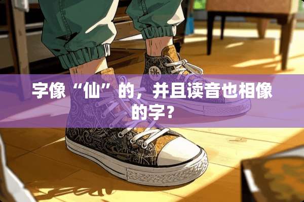 字像“仙”的，并且读音也相像的字？