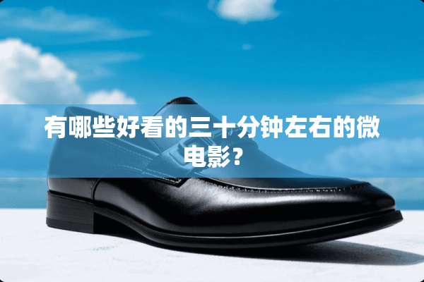 有哪些好看的三十分钟左右的微电影？