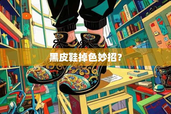 黑皮鞋掉色妙招？