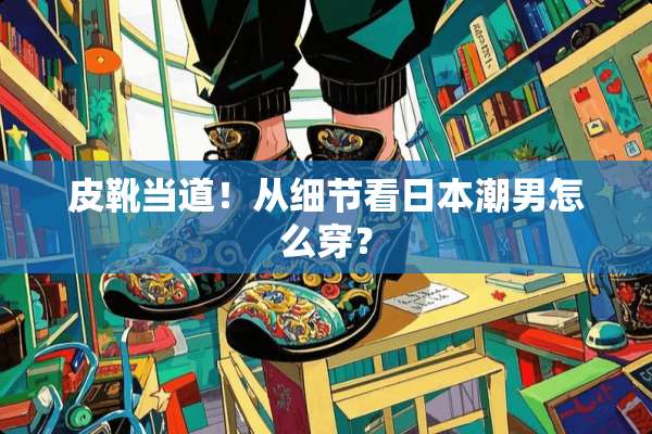 皮靴当道！从细节看日本潮男怎么穿？